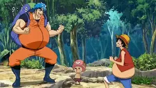 Luffy and Toriko eating alot