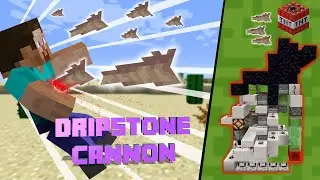 DRIPSTONE SHOTGUN CANNON - Minecraft 1.17 || Showcase #shorts