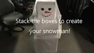 Out of the Box: DIY Snowman