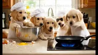 Dogs in the Kitchen #dog #pets #animal #puppy 