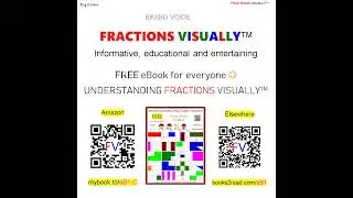 Brand Voice: FRACTIONS VISUALLY&trade; - For Visual Learners #BrandVoice #FractionsVisually #brand #voice