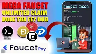 🟢 MEGAFAUCET || UNLIMITED CLAIM DOGE TRX FEY DGB || SCRIPT AUTO CLAIM CRYPTO