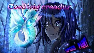 Coedwig creadur #speedpaint #bluetheme #fantasyillustration #forest #anime