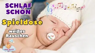 🌙✨ Einschlafen mit Spieluhr und wei&szlig;es Rauschen | Beruhigende Babymusik mit wei&szlig;em Rauschen