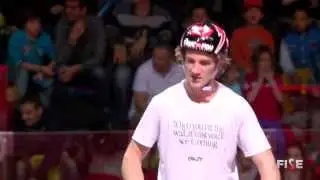 World first by JB Peytavit - wallride to bike flip - at FISE Xperience Marseille