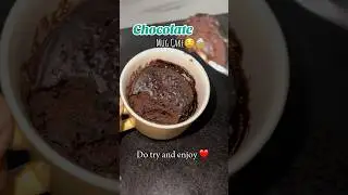 2 minutes perfect chocolate mug cake in microwave #shorts #mugcake