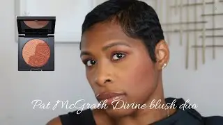 TRYING OUT THE NEW PAT MCGRATH DIVINE BLUSH DUO | AJA WALKER