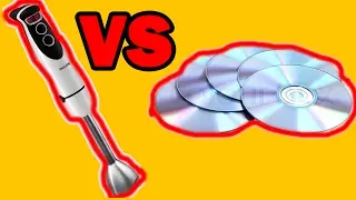ЭКСПЕРИМЕНТ: БЛЕНДЕР VS DVD-DISC