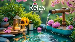 Instant Peace of Mind 🌿 Bamboo Water Sounds & Relaxing Music, Anxiety Relief