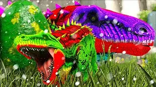 A Vingança do Bebê Fasolasuchus Que Fugiu da Prisão do Laboratório! Ark Survival Evolved Dinossauros