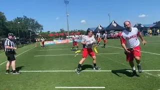 Game 2 Team New Jersey vs Team Florida￼ Special Olympics USA Games flag football2022 Florida