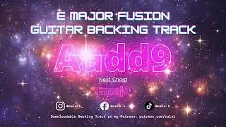 E major Fusion Guitar Backing Track