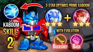 Optimus Prime Kaboom skill 2 after buff in v229.1 | Magic Chess - Mobile Legends: Bang Bang