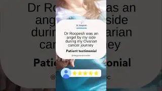 Ovarian cancer patient's heartwarming testimonial #ovariancancer #oncology