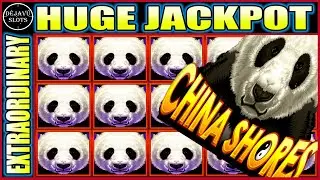 EXTRAORDINARY $40 BET HUGE JACKPOT HANDPAY! HIGH LIMIT CHINA SHORES SLOT MACHINE