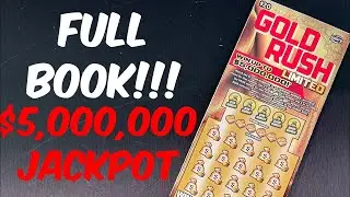 Gold Rush Limited | Full Book!! | $600 Pack of Florida Lottery Tickets!!