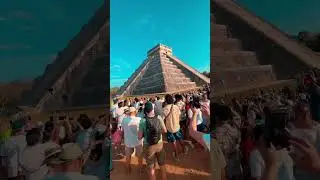 Have you ever seen descending God - Kukulc&aacute;n? #mexico #мексика #travel #chichenitza #pyramid