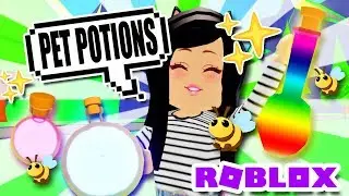 3 NEW *PET POTIONS UPDATE* Adopt Me UPDATE! Roblox Big Tiny Invisible a