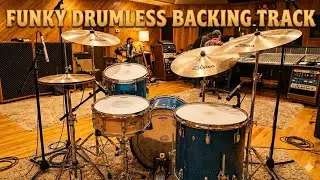Drumless Funky Backing Track in A Minor (Am) – 96 BPM | Funk Groove for Drummers