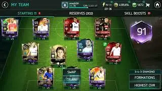 FIFA MOBILE-- El clasico rivalaries- 87 Varane game play as CB and as ST.