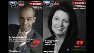 Jill Schiaparelli CMO of Axogen   Dr Bagheri Interviewed on Health Tech Talk Live