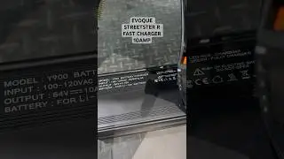Evoque Streetster R Fast Charger 10amp - That&rsquo;s Awesome!! 🔌