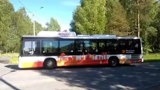 Vaasan Paikallisliikenne Scania Citywide CNG Linjalla  7