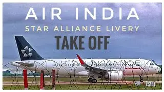 CHENNAI to SINGAPORE ✈️ | STAR ALLIANCE LIVERY | AIR INDIA🇮🇳 | TAKE OFF 🔥 | #chennaiairport