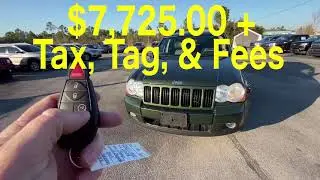 2008 Jeep Grand Cherokee Laredo 4X4 for sale Pensacola Milton #carguyjake #sandysansing