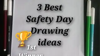National Safety Day Drawing | 4th March | Safety Day poster drawing | Safety Day Drawing ideas