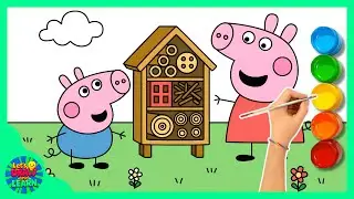 Peppa Pig | Bug Hotel | Peppa Pig | Family Kids Drawing I Let&rsquo;s Draw & Learn