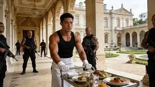Action film! The strongest assassin poses as waiter, infiltrates drug lord&rsquo;s lair, kills the boss.