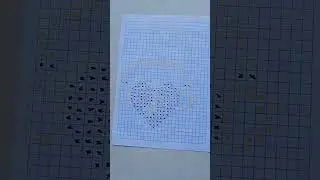 PIXEL ART DE UN CORAZ&Oacute;N ⬛⬛ &hearts;️&hearts;️&hearts;️👍👍👍🎧🎧🎧👍👍😃🙃#pixelart