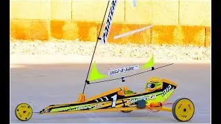 RC Landyacht - Air Powered Car -  MIA Pantera Trike-a-Sail Powered Char a voile  Street Runner