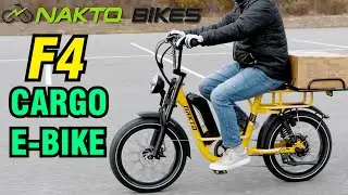 The Perfect Delivery E-Bike on a Budget? | Nakto F4 Cargo E-Bike Review