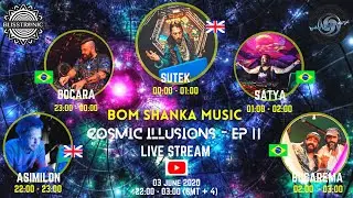 ASIMILON (BOM SHANKA MUSIC) LIVE STREAM FOR BLISSTRONIC (#COSMICILLUSIONS-EP II) FROM UK