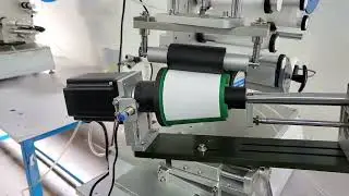 Semi Automatic Labeling Machine for Round Bottles & Cups, Adjustable Labeler Label Applicator