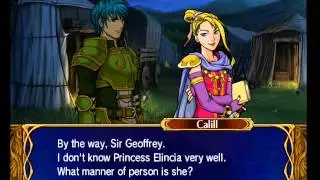 Geoffrey talk Calill support B Fire Emblem 9 Game Cube