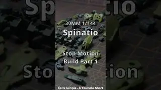 ⚙️ STOP MOTION BUILD! 30MM Spinatio (Army Type) Main Body Assembly! #gunpla #bandai