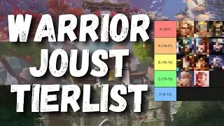 Smite Warrior Joust Tier List | Season 8 & Beyond