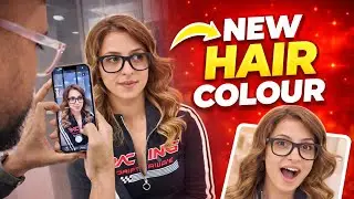 NEW HAIR COLOUR 😱 | SAB SHOCK HO GAYE | FULL TRANSFORMATION VlOG | VLOG-10