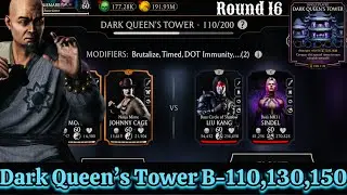 Dark Queen&rsquo;s Tower Boss Battle 110 , 130 & 150 Fight + Reward | A Bronze Team MK Mobile
