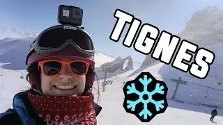 METTRE LES CHAINES SOUS LA NEIGE (Tignes)