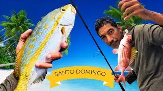 Pescando en El Malecon De Santo Domingo