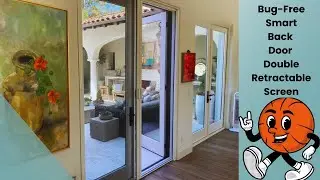 Back Door Glow-Up! ✨ Double Retractable Screen in Action!