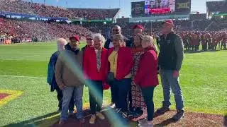 Patterson Family Intro Homecoming Game-Field View