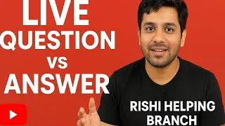 Live Question vs Answer | Rishi Helping Branch | Education | UP Scholarship Ragistration Kaise ?