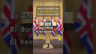 Who is the Current British Prime Minister? | General Knowledge Quiz #Trivan #quiz #quiztime