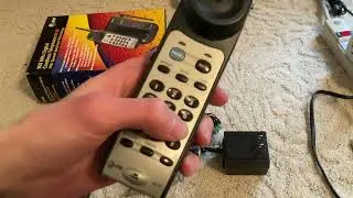 A Nice, Simple, Old AT&T Cordless Phone, With Shattered Antennas (Model 9410) | Initial Checkout