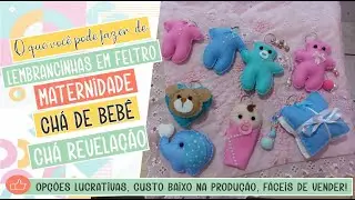 IDÉIAS PARA LEMBRANCINHAS PARA CHÁ REVELAÇÃO OU MATERNIDADE EM FELTRO. COM MOLDE! PASSO A PASSO. #1